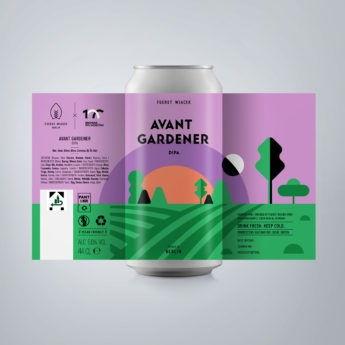 Avant Gardener - an 8.0 % DIPA from FUERST WIACEK, a craft beer brewery in Berlin in collaboration with Browar Stu Mostów - Dry-hopped with Citra, El Dorado & Vic Secret