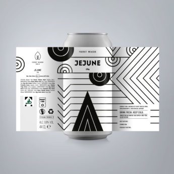 Jejune - a 6.8 % IPA from FUERST WIACEK, a craft beer brewery in Berlin - Dry-hopped with Mosaic, & Simcoe