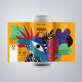 Feral - an 8.0 % DIPA from FUERST WIACEK, a craft beer brewery in Berlin - Dry-hopped with Galaxy & Simcoe