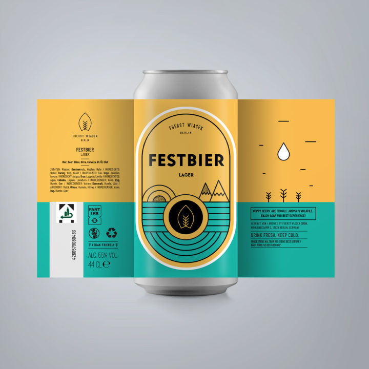 Festbier - a 5.0 % Festbier from FUERST WIACEK, a craft beer brewery in Berlin - brewed with Select, Tradition & Mittelfrüh